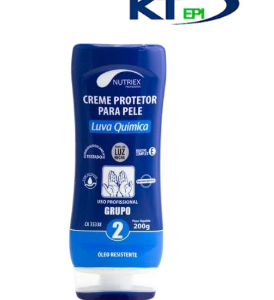 CREME PROT PELE LUVA QUIMICA GRUPO 2 FR 200G NUTRIEX