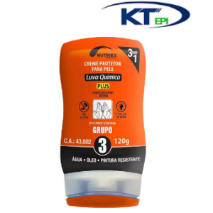 CREME PROT PELE LUVA QUIMICA GRUPO 3 FR 120G NUTRIEX