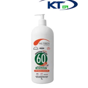 PROTETOR SOLAR FPS60 1/3 UVA C/ REPELENTE 1 LITRO NUTRIEX